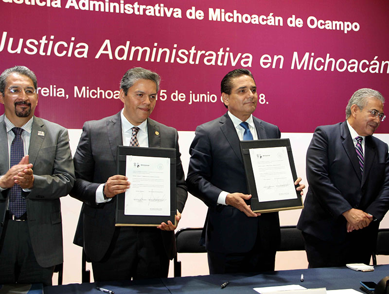 Conmemoran 10 años de Justicia Administrativa en Michoacán