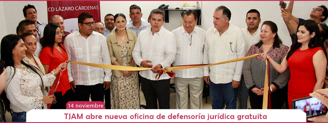 Oficina de defensoría jurídica gratuita en Lázaro Cárdenas acercará la justicia a más gente