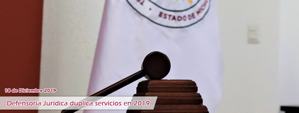 Defensoría Jurídica duplica servicios en 2019