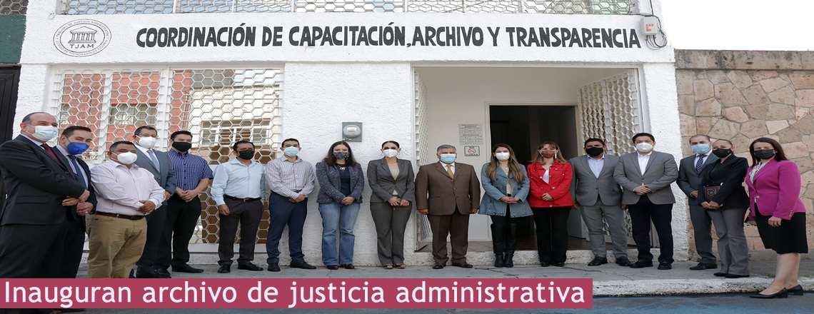Inauguran archivo de justicia administrativa